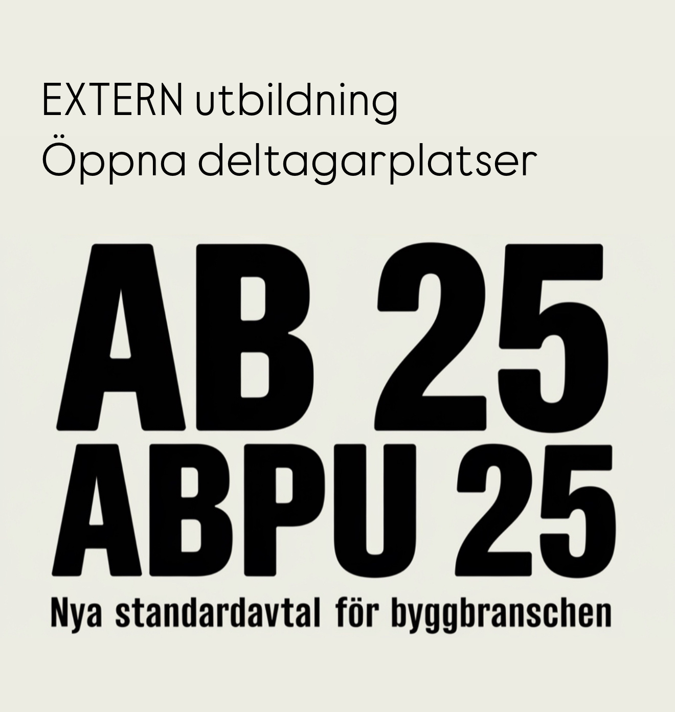 EXTERN utbildning