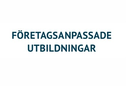 Företagsanpassade utbildningar
