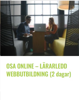 KOMP - OSA Online Lärarledd Webbutbildning 2 dagar